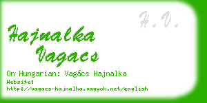 hajnalka vagacs business card