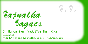 hajnalka vagacs business card